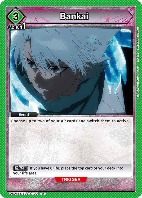 UE01BT/BLC-1-100 Bankai