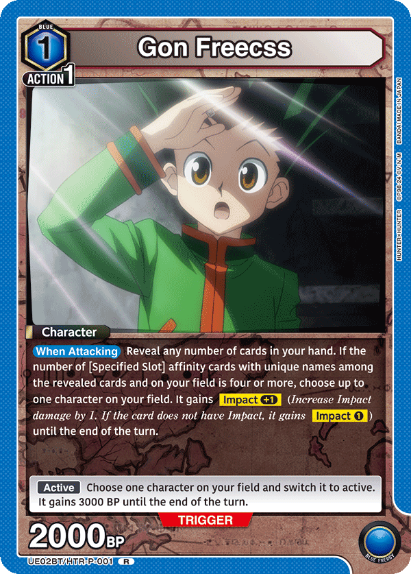 UE02BT/HTR-P-001 Gon Freecss