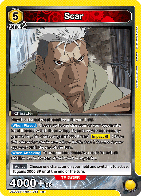 UE09BT/FMA-1-013 Scar