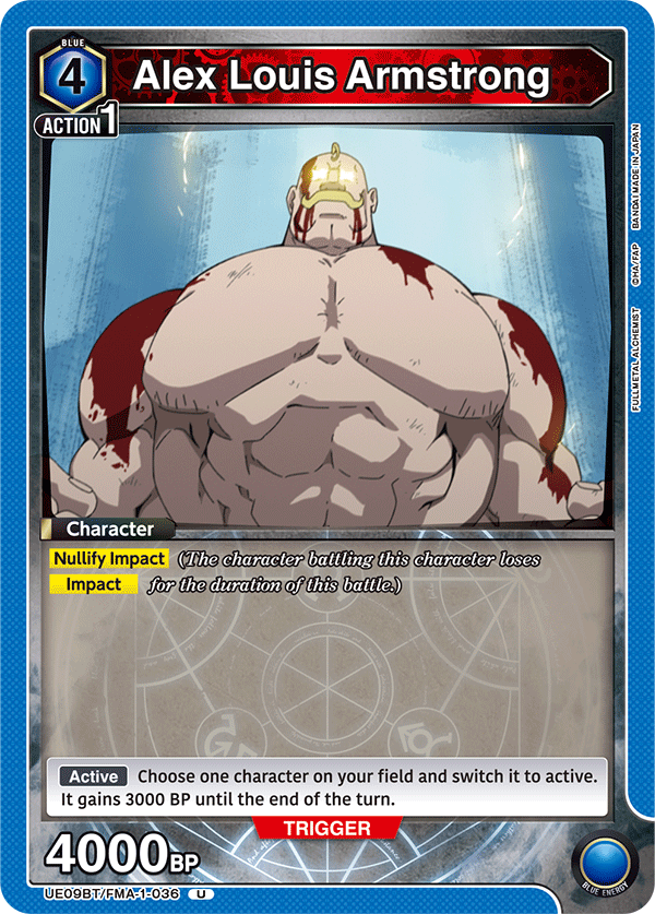UE09BT/FMA-1-036 Alex Louis Armstrong