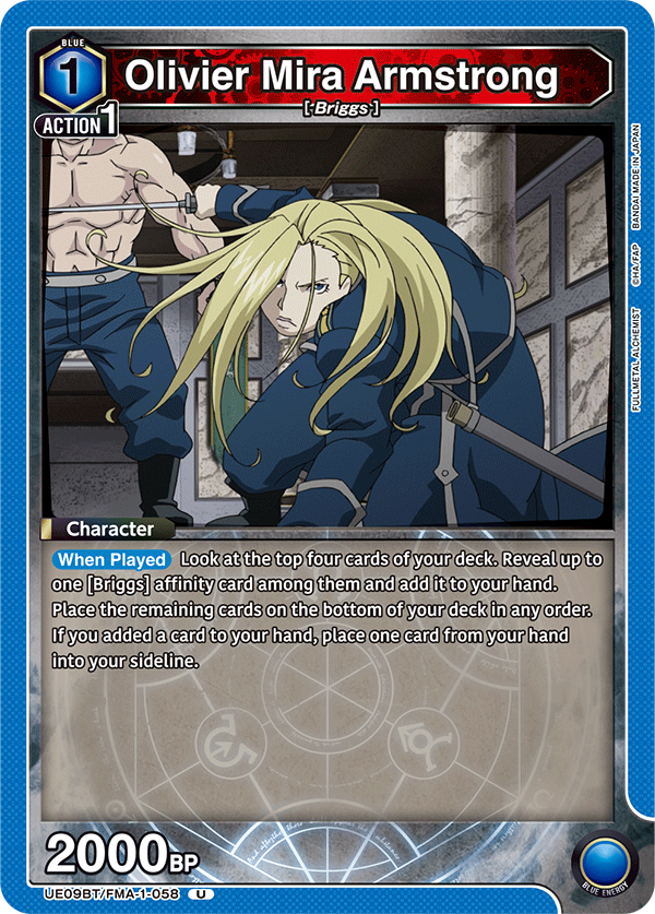 UE09BT/FMA-1-058 Olivier Mira Armstrong