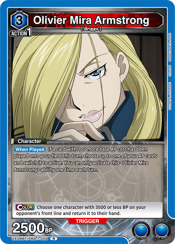 UE09BT/FMA-1-059 Olivier Mira Armstrong