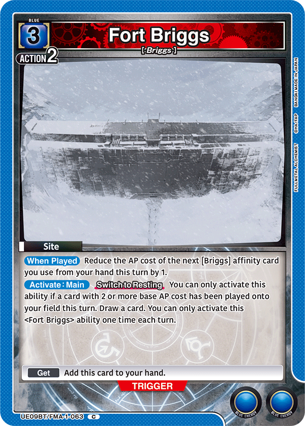 UE09BT/FMA-1-063 Fort Briggs