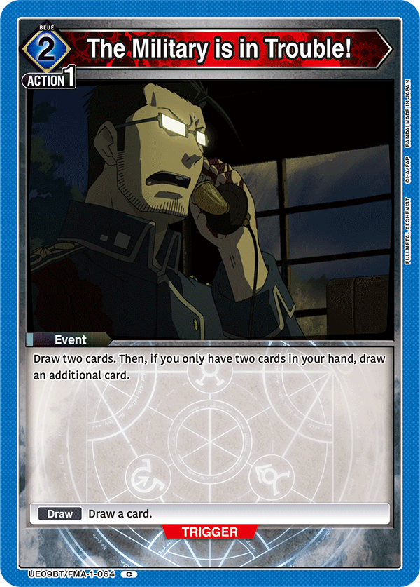 UE09BT/FMA-1-064 The Military is in Trouble!