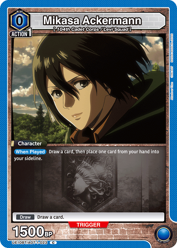 UE10BT/AOT-1-023 Mikasa Ackermann