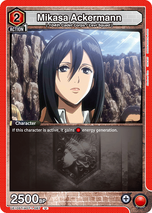UE10ST/AOT-1-087 Mikasa Ackermann