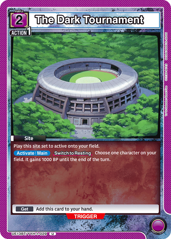 UE13BT/YYH-1-029 The Dark Tournament