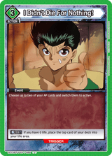 UE13BT/YYH-1-064 I Didn't Die For Nothing!