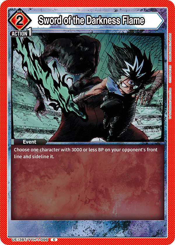 UE13BT/YYH-1-096 Sword of the Darkness Flame