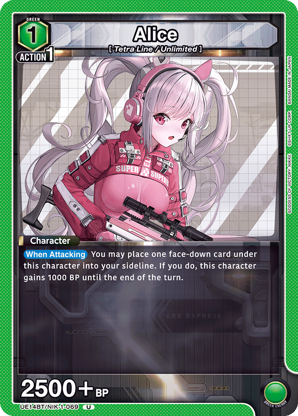 UE14BT/NIK-1-069 Alice