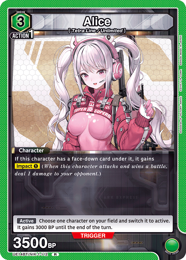 UE14BT/NIK-1-112 Alice