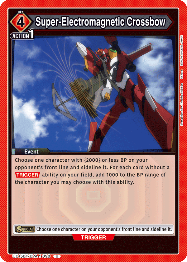 UE15BT/EVA-1-098 Super-Electromagnetic Crossbow