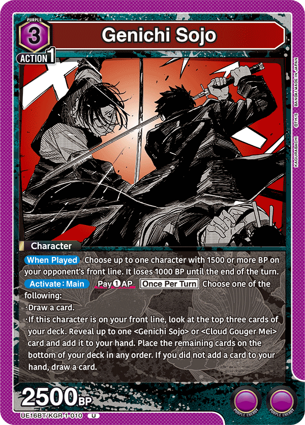 UE16BT/KGR-1-010 Genichi Sojo