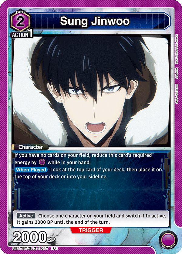 UE17BT/SLG-1-017 Sung Jinwoo