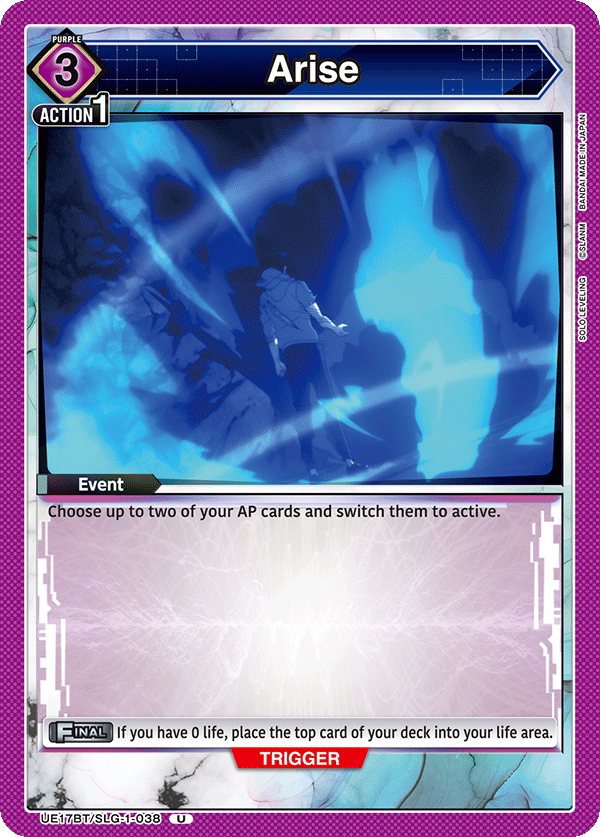UE17BT/SLG-1-038 Arise