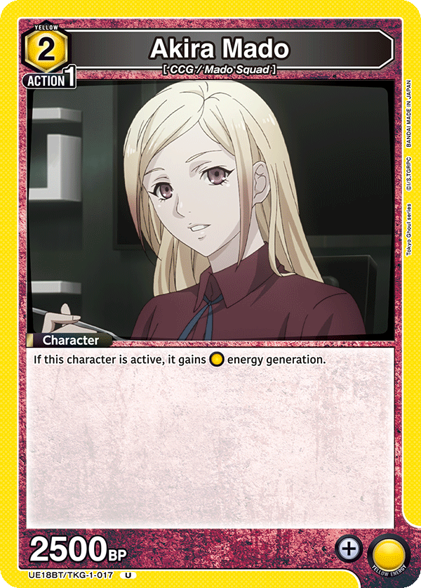 UE18BT/TKG-1-017 Akira Mado
