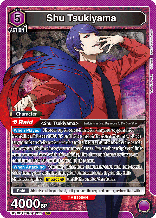 UE18BT/TKG-1-052 Shu Tsukiyama