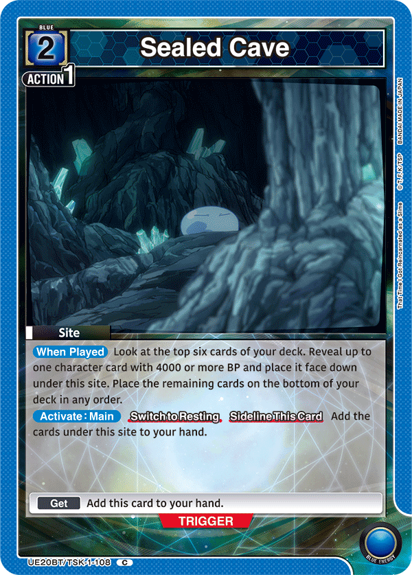 UE20BT/TSK-1-108 Sealed Cave