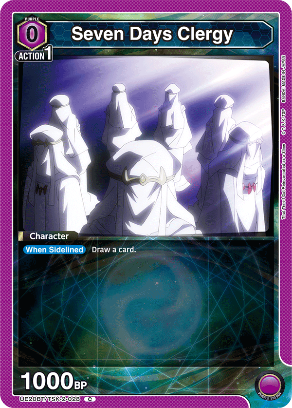 UE20BT/TSK-2-028 Seven Days Clergy