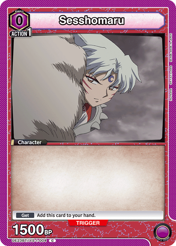 UE23BT/IYS-1-004 Sesshomaru
