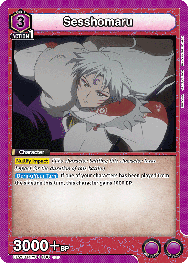 UE23BT/IYS-1-006 Sesshomaru