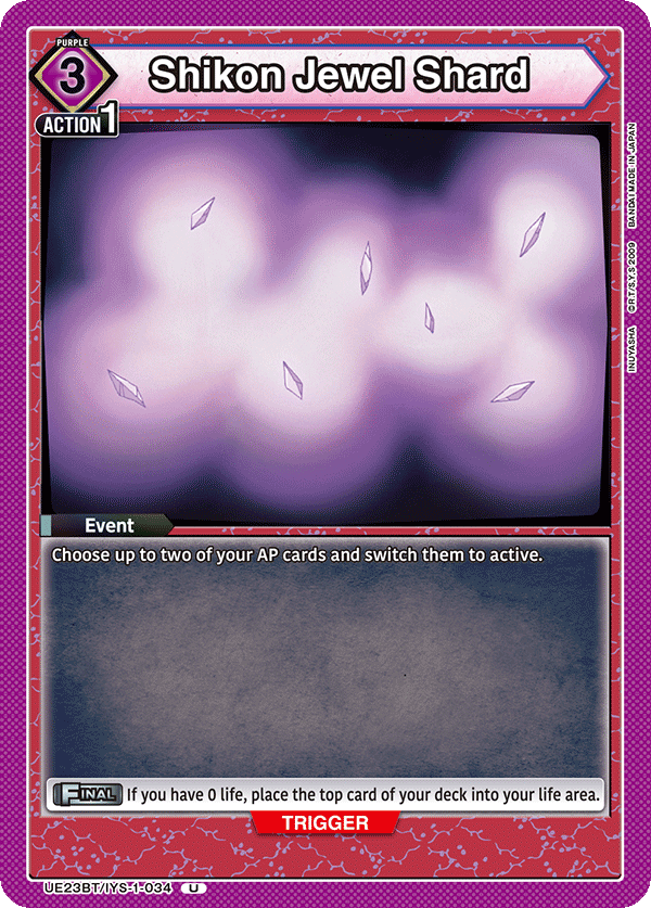UE23BT/IYS-1-034 Shikon Jewel Shard