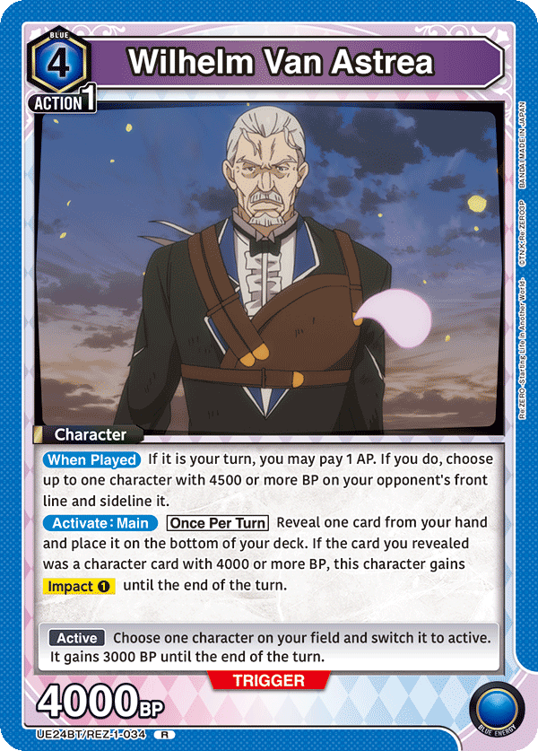 UE24BT/REZ-1-034 Wilhelm Van Astrea