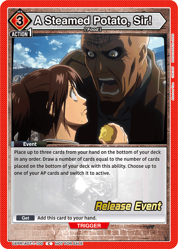 UEPR/AOT-1-100 A Steamed Potato, Sir!