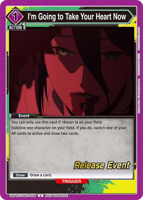 UEPR/CSM-1-038 I'm Going to Take Your Heart Now