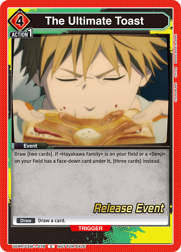 UEPR/CSM-1-078 The Ultimate Toast