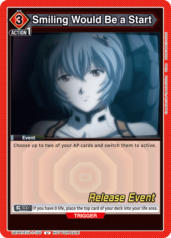 UEPR/EVA-1-100 Smiling Would Be a Start