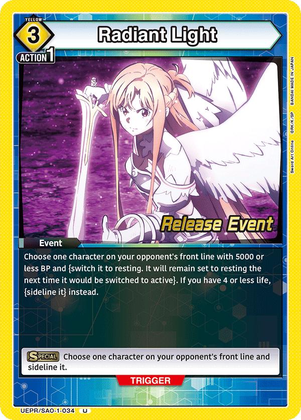 UEPR/SAO-1-034 Radiant Light