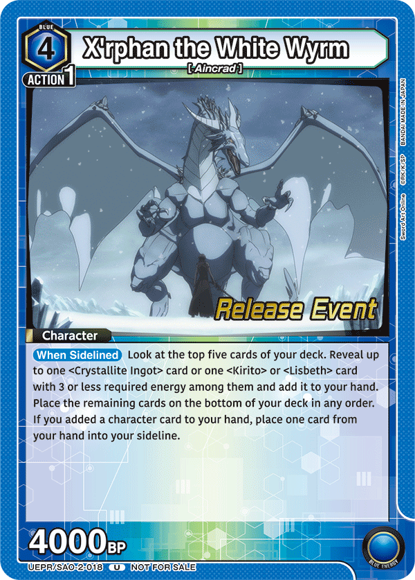 UEPR/SAO-2-018 X'rphan the White Wyrm