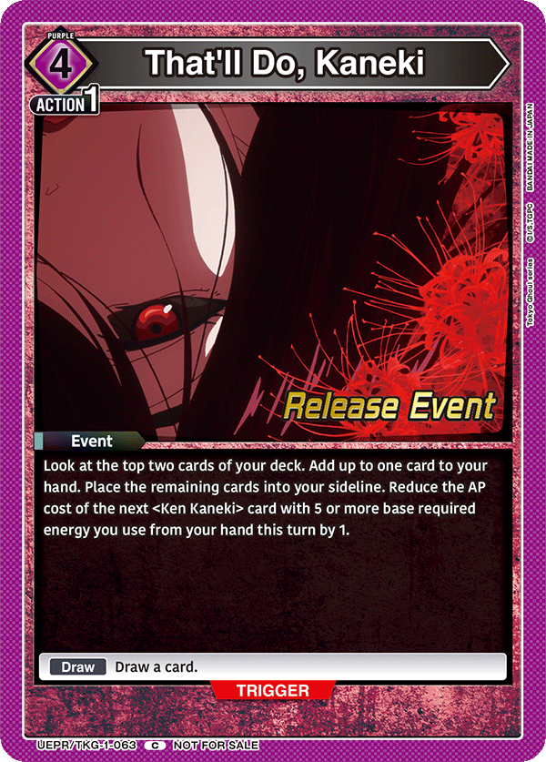 UEPR/TKG-1-063 That'll Do, Kaneki