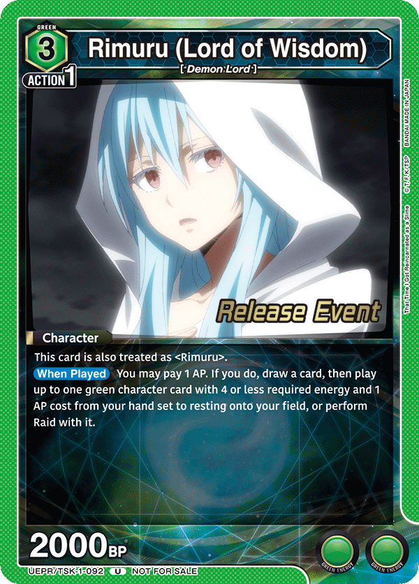 UEPR/TSK-1-092 Rimuru (Lord of Wisdom)