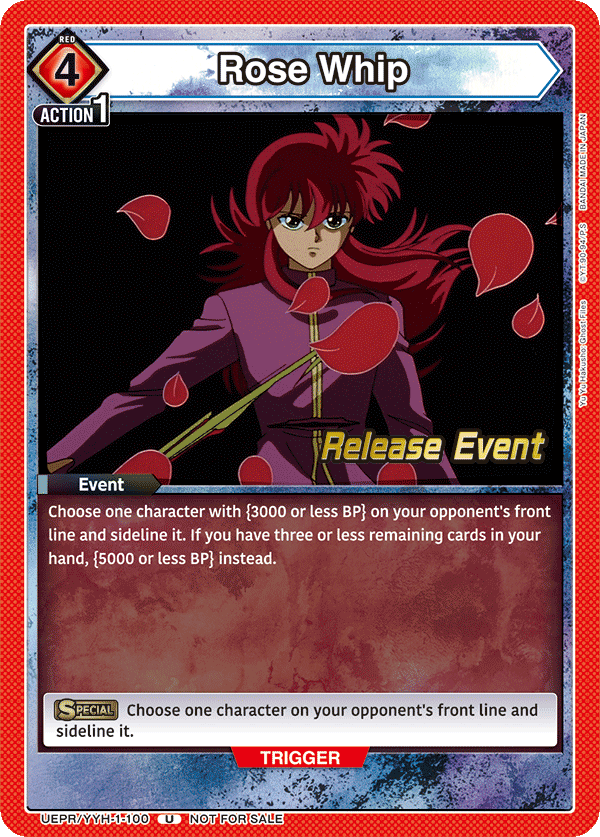 UEPR/YYH-1-100 Rose Whip