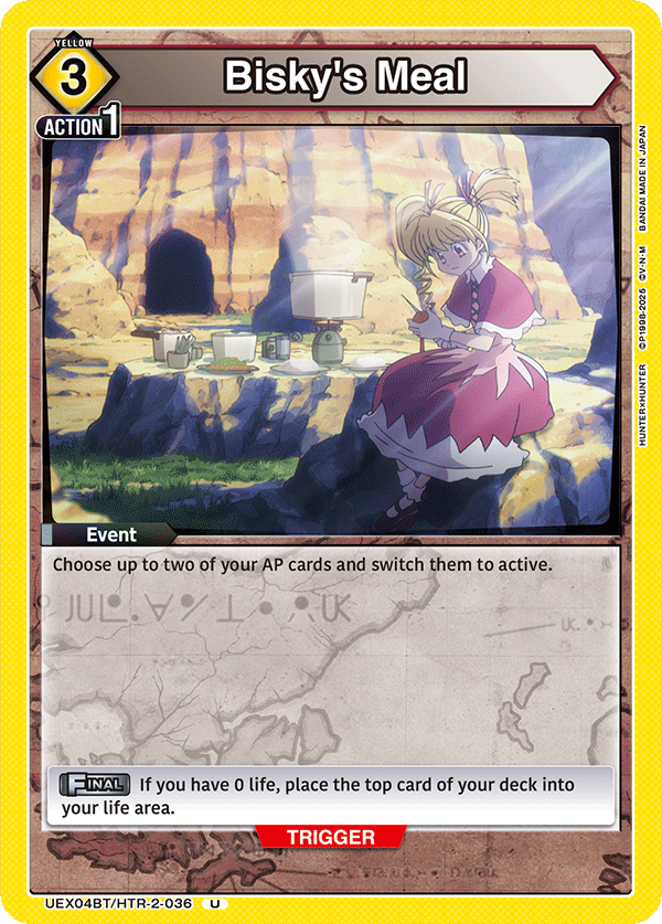 UEX04BT/HTR-2-036 Bisky's Meal