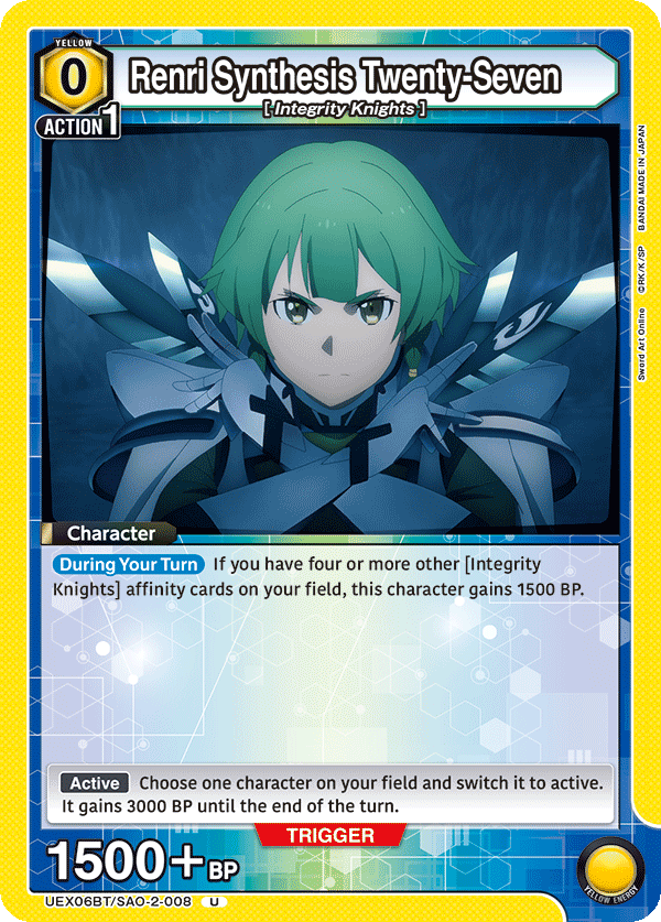 UEX06BT/SAO-2-008 Renri Synthesis Twenty-Seven