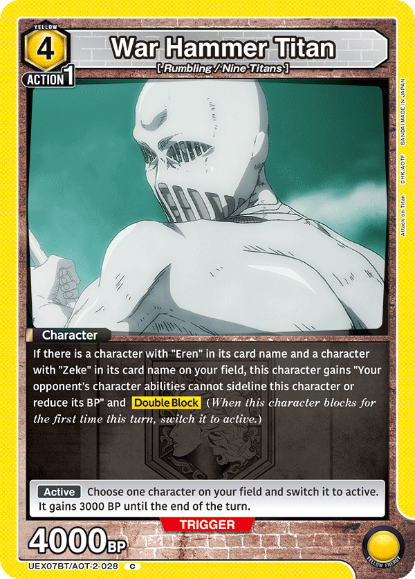 UEX07BT/AOT-2-028 War Hammer Titan