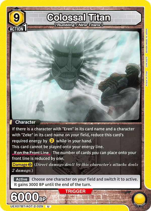 UEX07BT/AOT-2-029 Colossal Titan