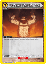 UEX07BT/AOT-2-033 I'm Sorry. I Can't Do That