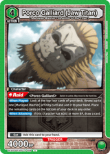 UEX07BT/AOT-2-058 Porco Galliard (Jaw Titan)