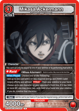UEX07BT/AOT-2-067 Mikasa Ackermann